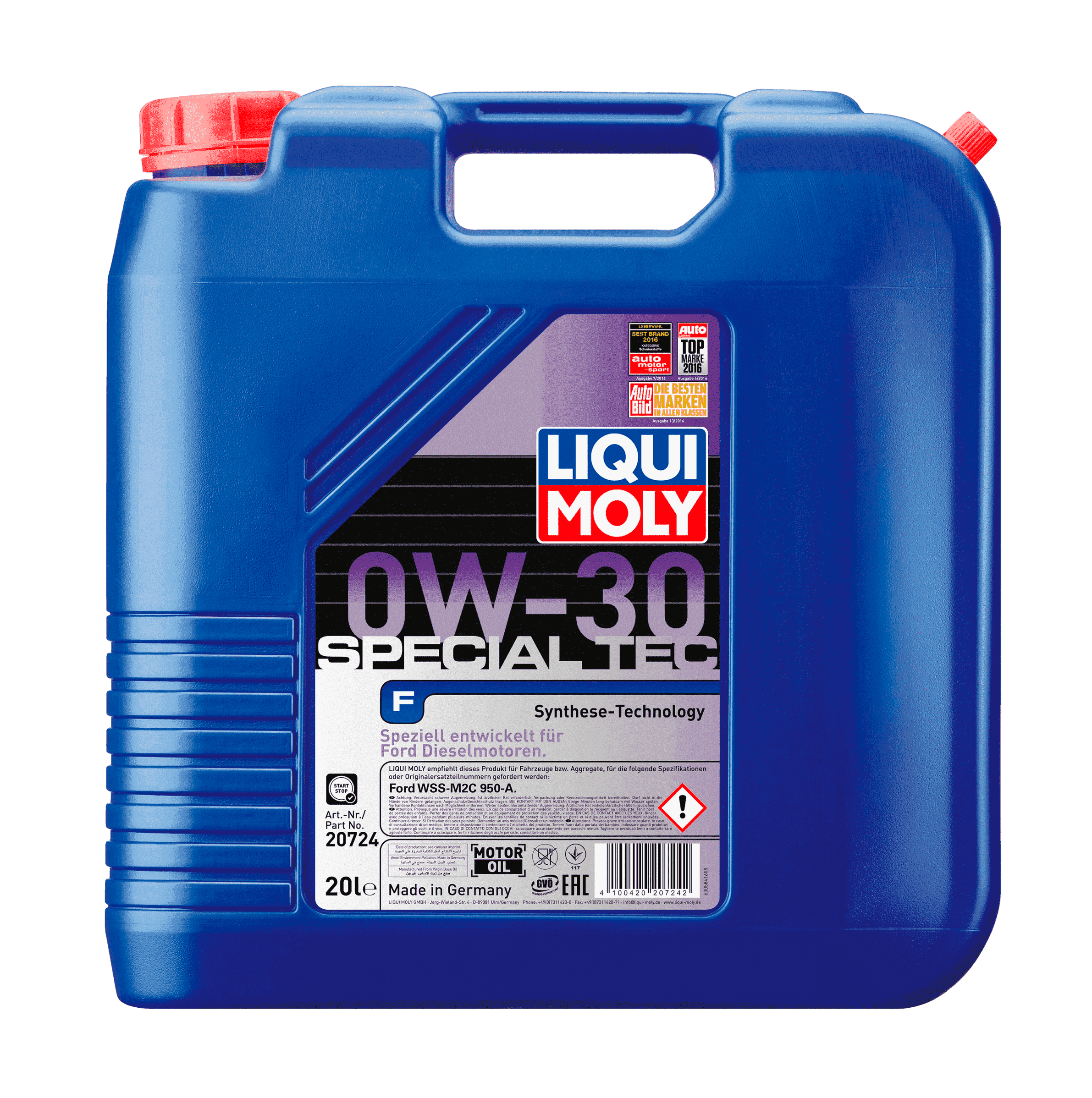 Моторное масло Liqui Moly Special Tec F 0W-30, 20л (LiquiMoly: 20724)